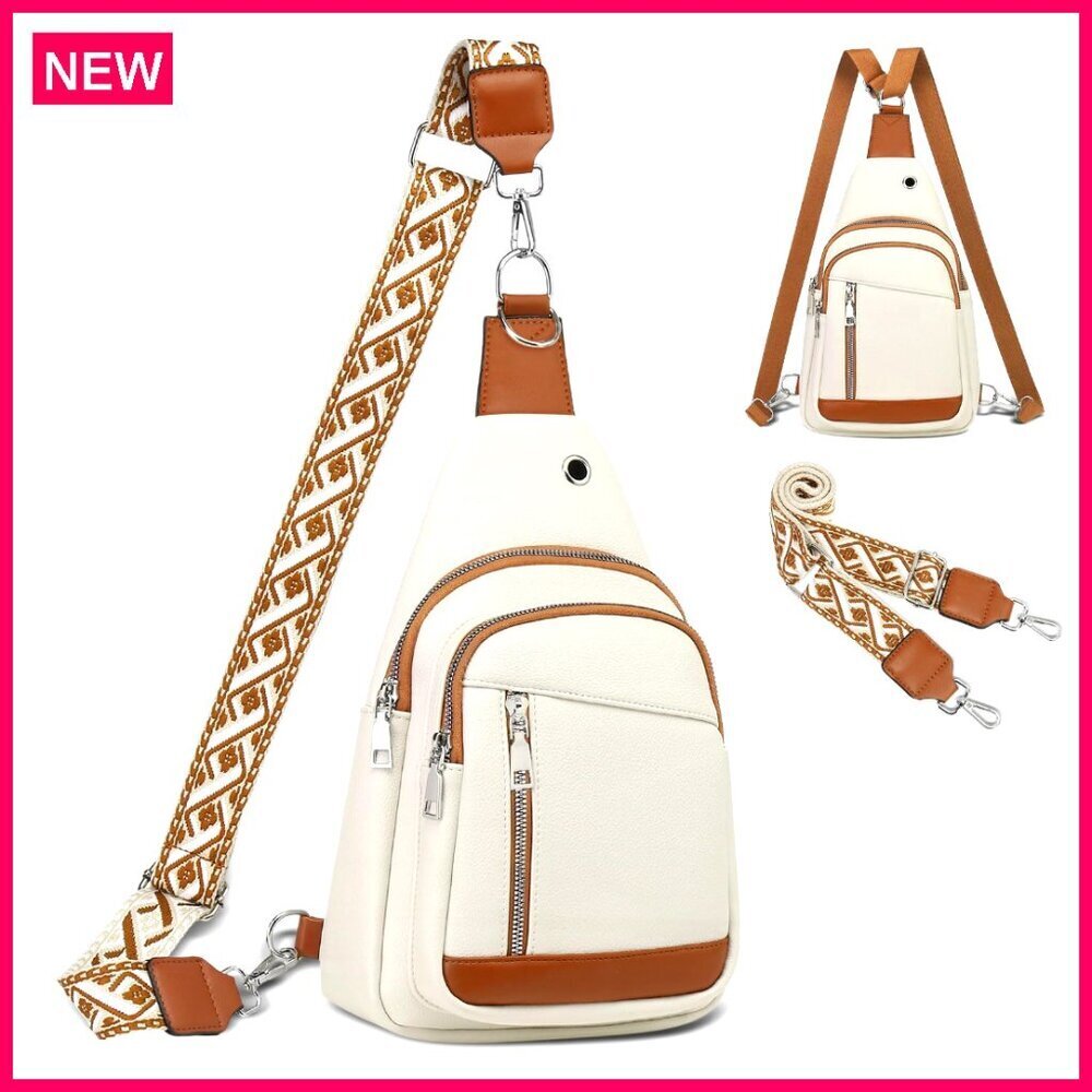 Convertible Crossbody Sling Bag, 8.3" Tablet Size, Anti-Theft Design